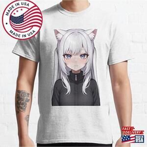 Anime Catgirl Classic T-Shirt